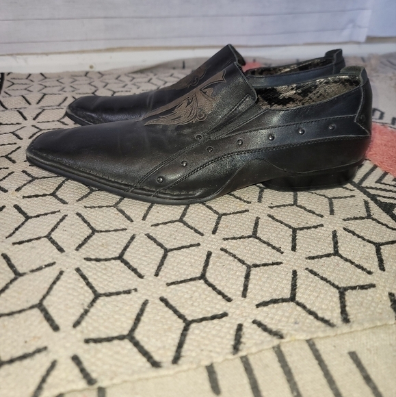 LOUNGE by MARK NASON ENCLAVE LOAFER w CELTIC CROSS LEATHER SZ 9.5 - Picture 6 of 15